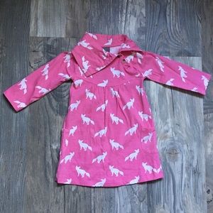Kate Quinn pink fox dress 18-24m